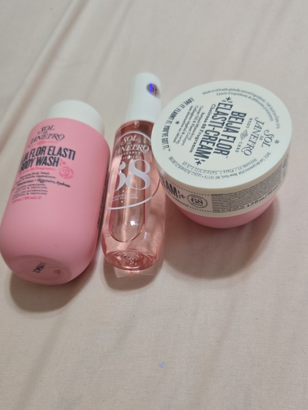 Sol de Janeiro Pink Scented Body Trio